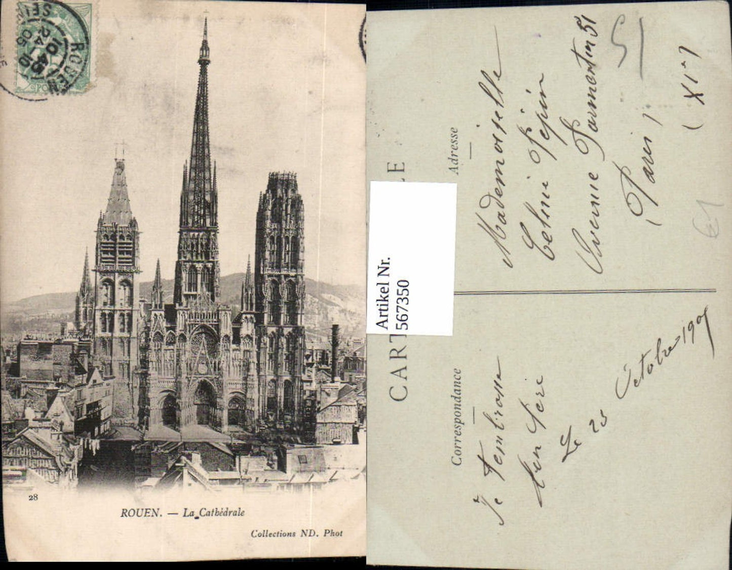 567350,Rouen La Cathedrale Kathedrale Kirche