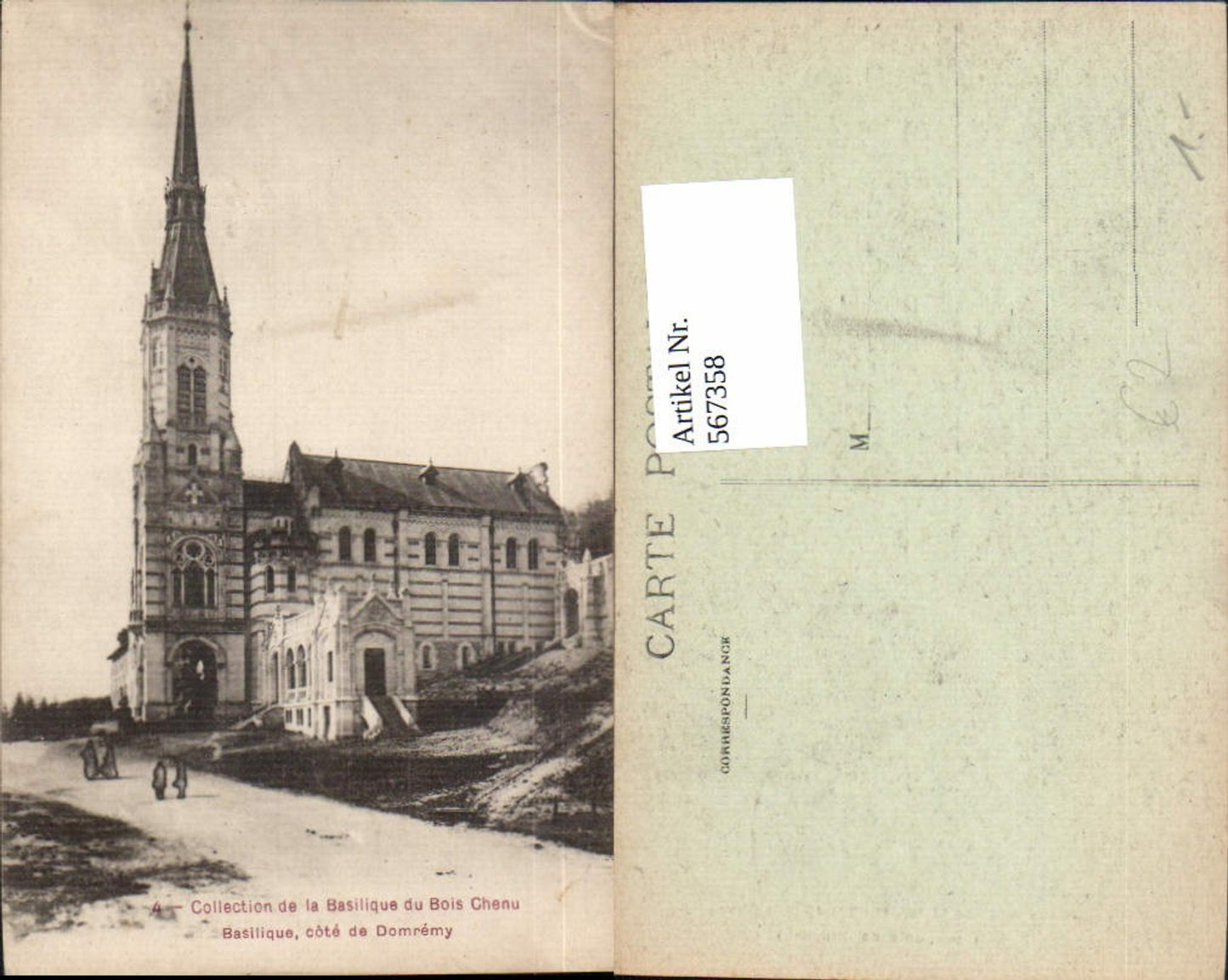 567358,Basilique cote de Domremy Basilique du Bois Chenu Kirche