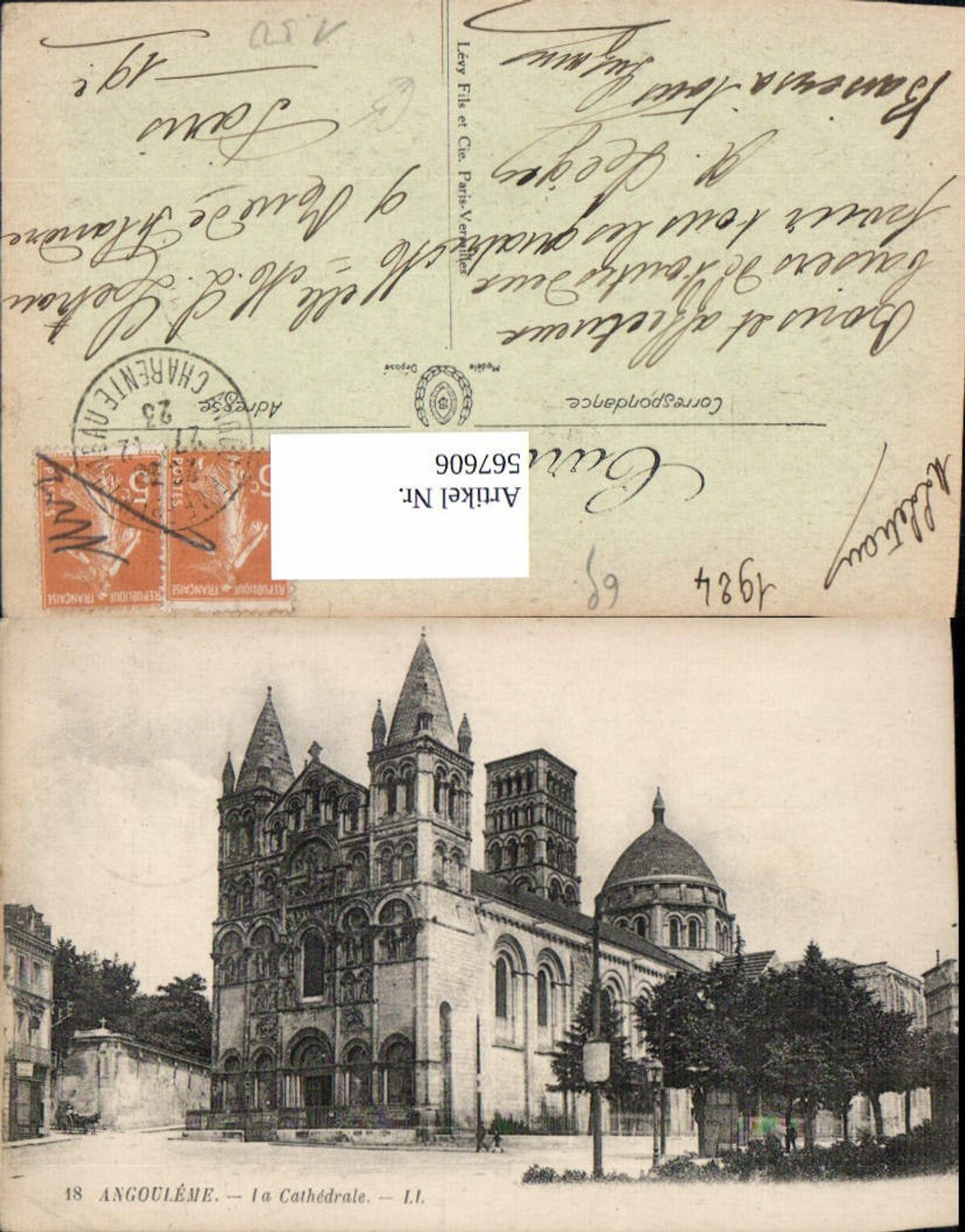 567606,Angouleme La Cathedrale Kathedrale