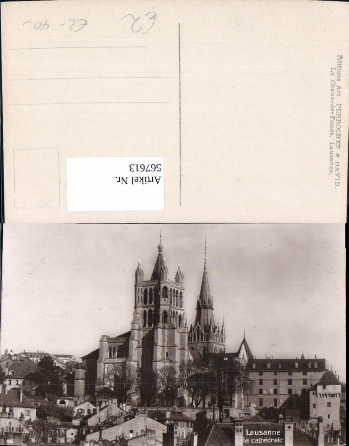 567613,Lausanne La cathedrale Kathedrale