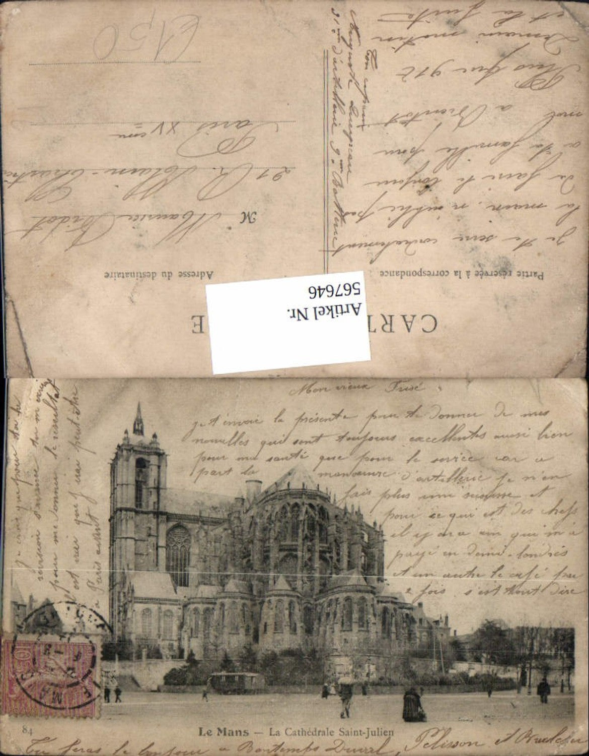 567646,Le Mans La Cathedrale Saint-Julien