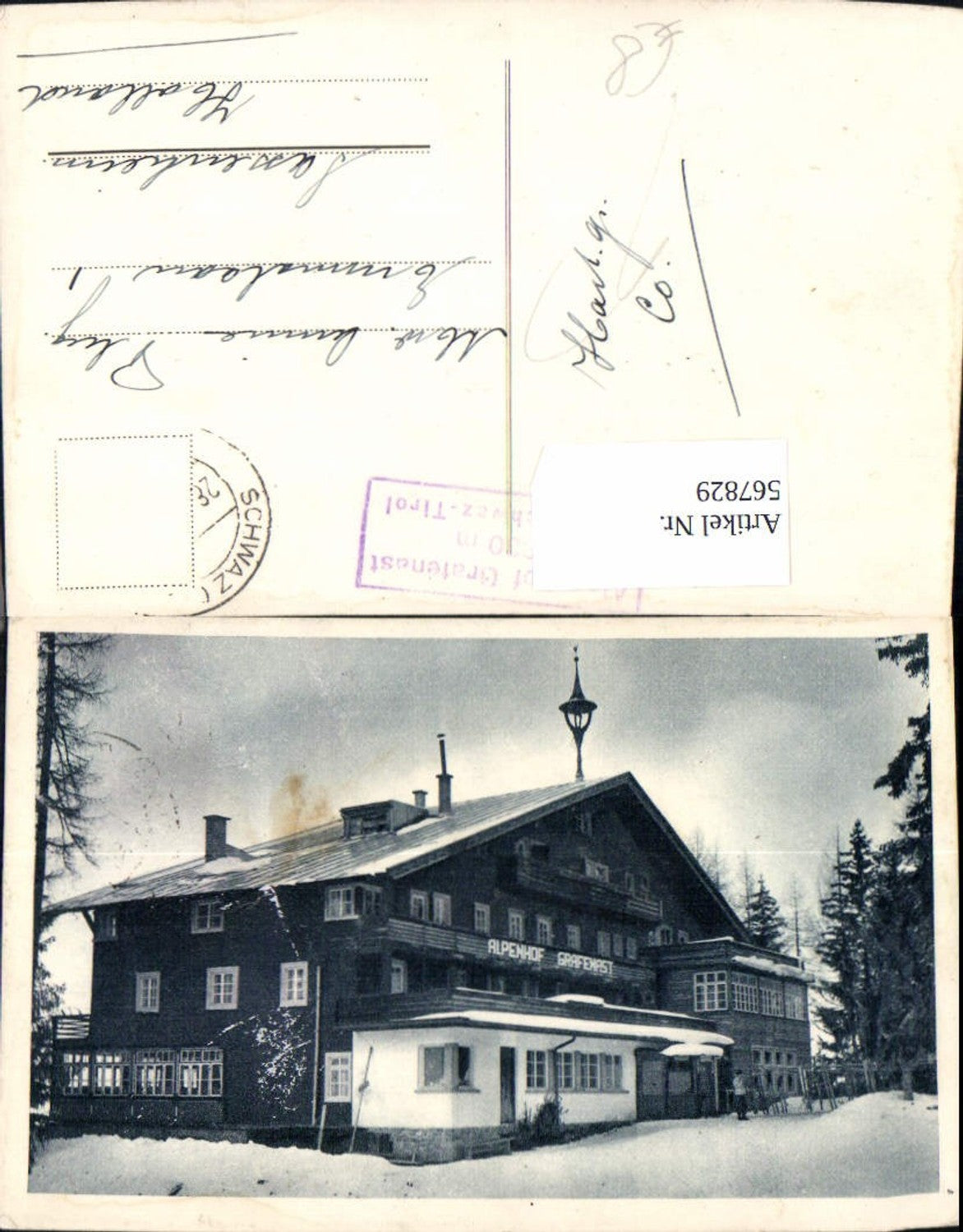 Alte Ansichtskarte – Old Postcard