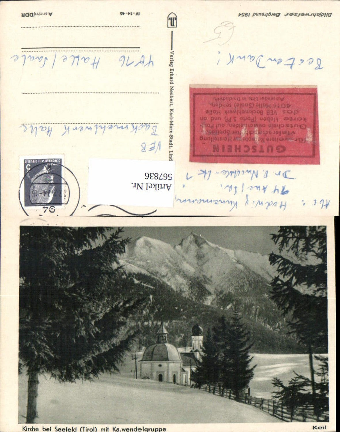 Alte Ansichtskarte – Old Postcard