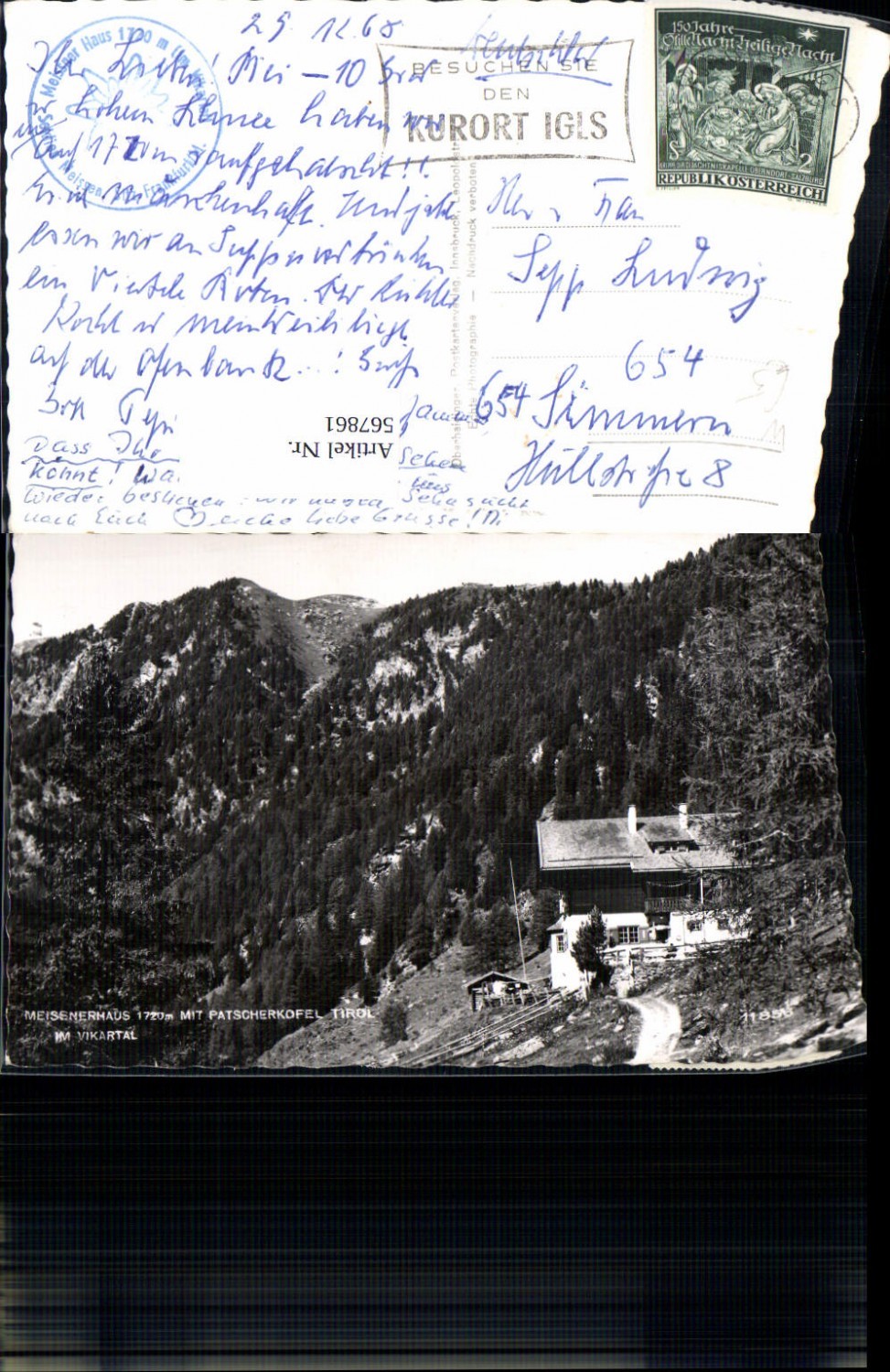 Alte Ansichtskarte – Old Postcard