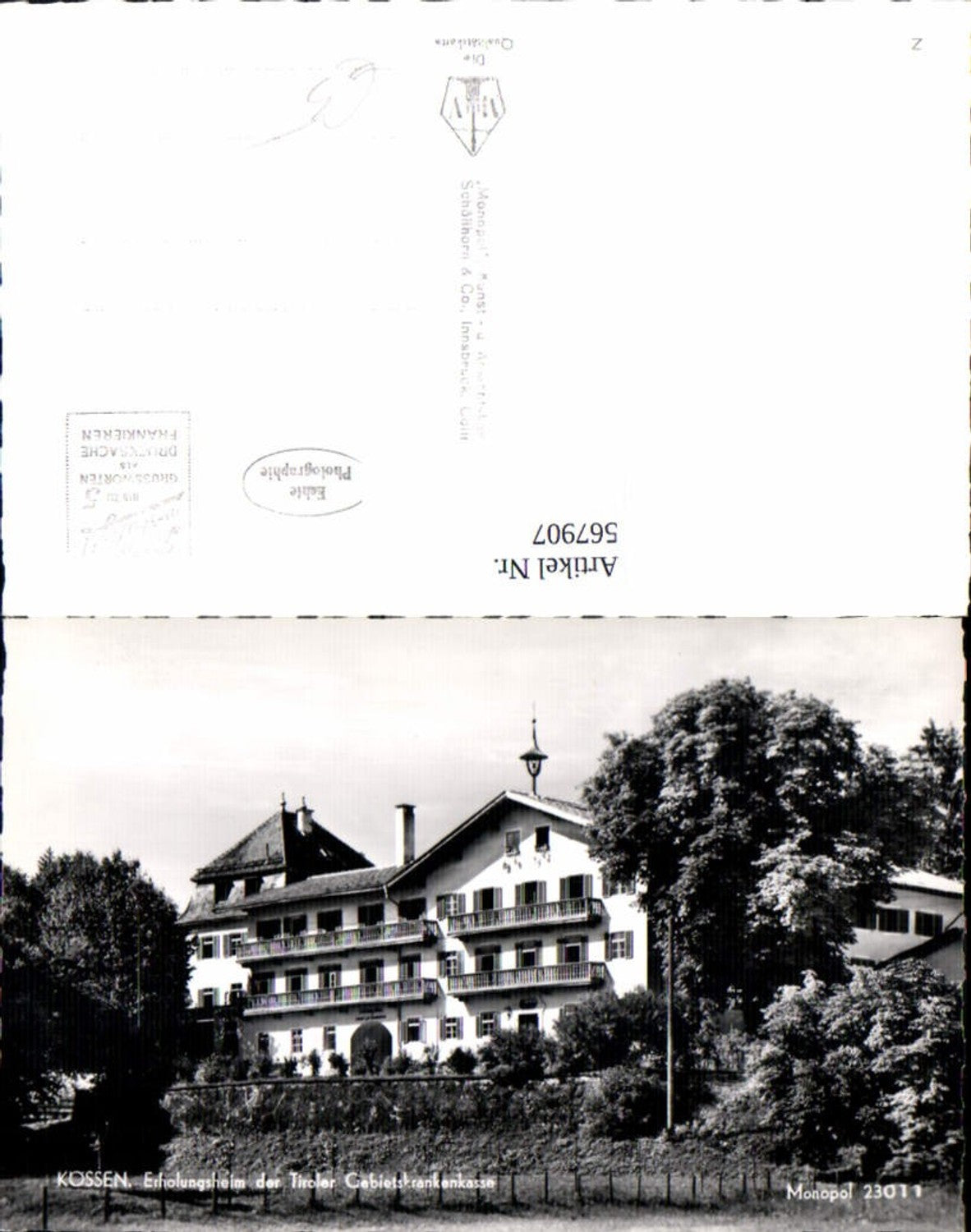 Alte Ansichtskarte – Old Postcard