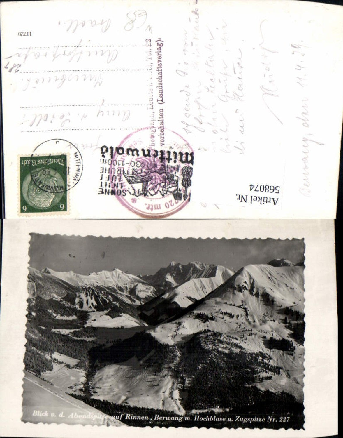 Alte Ansichtskarte – Old Postcard