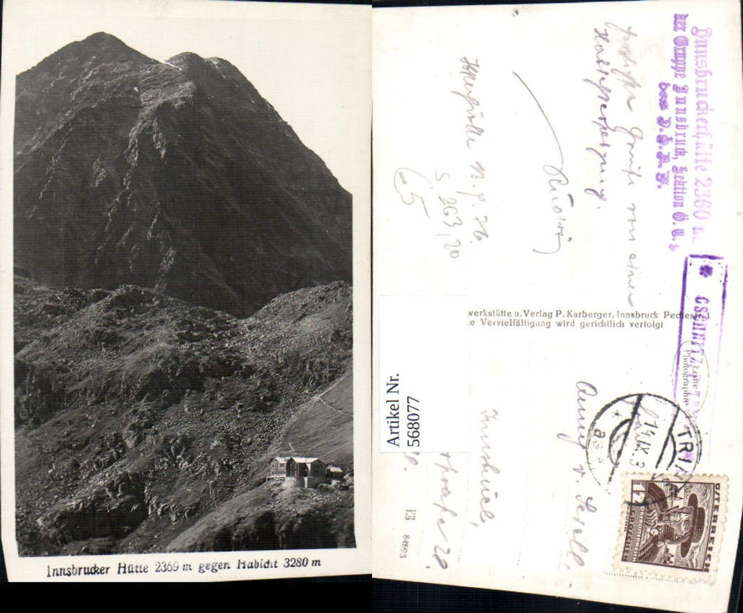 Alte Ansichtskarte – Old Postcard