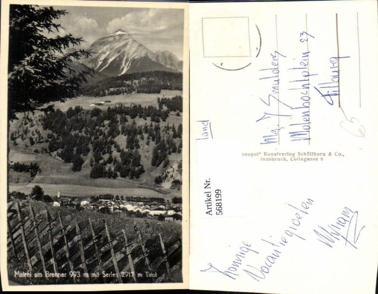 Alte Ansichtskarte – Old Postcard