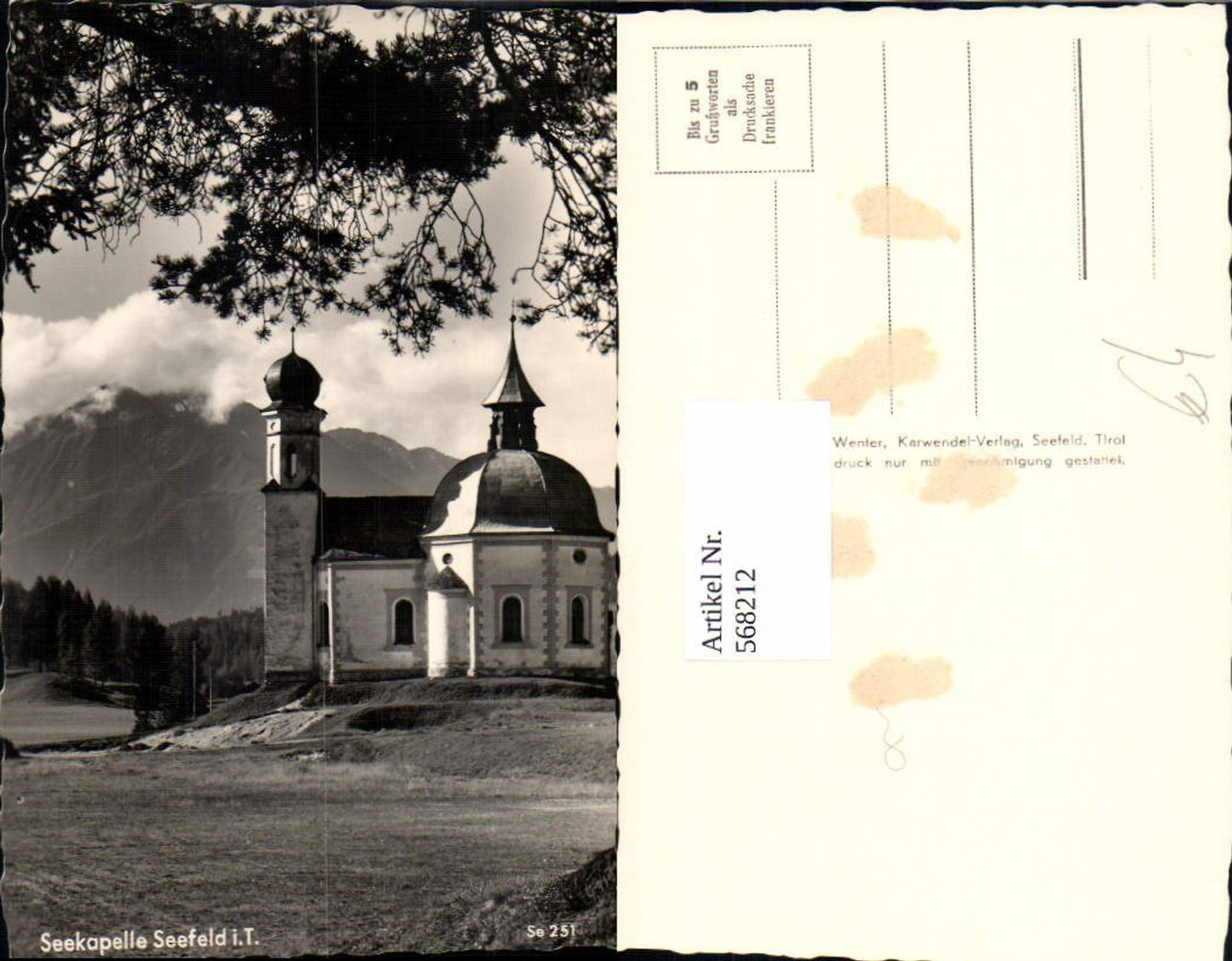 Alte Ansichtskarte – Old Postcard