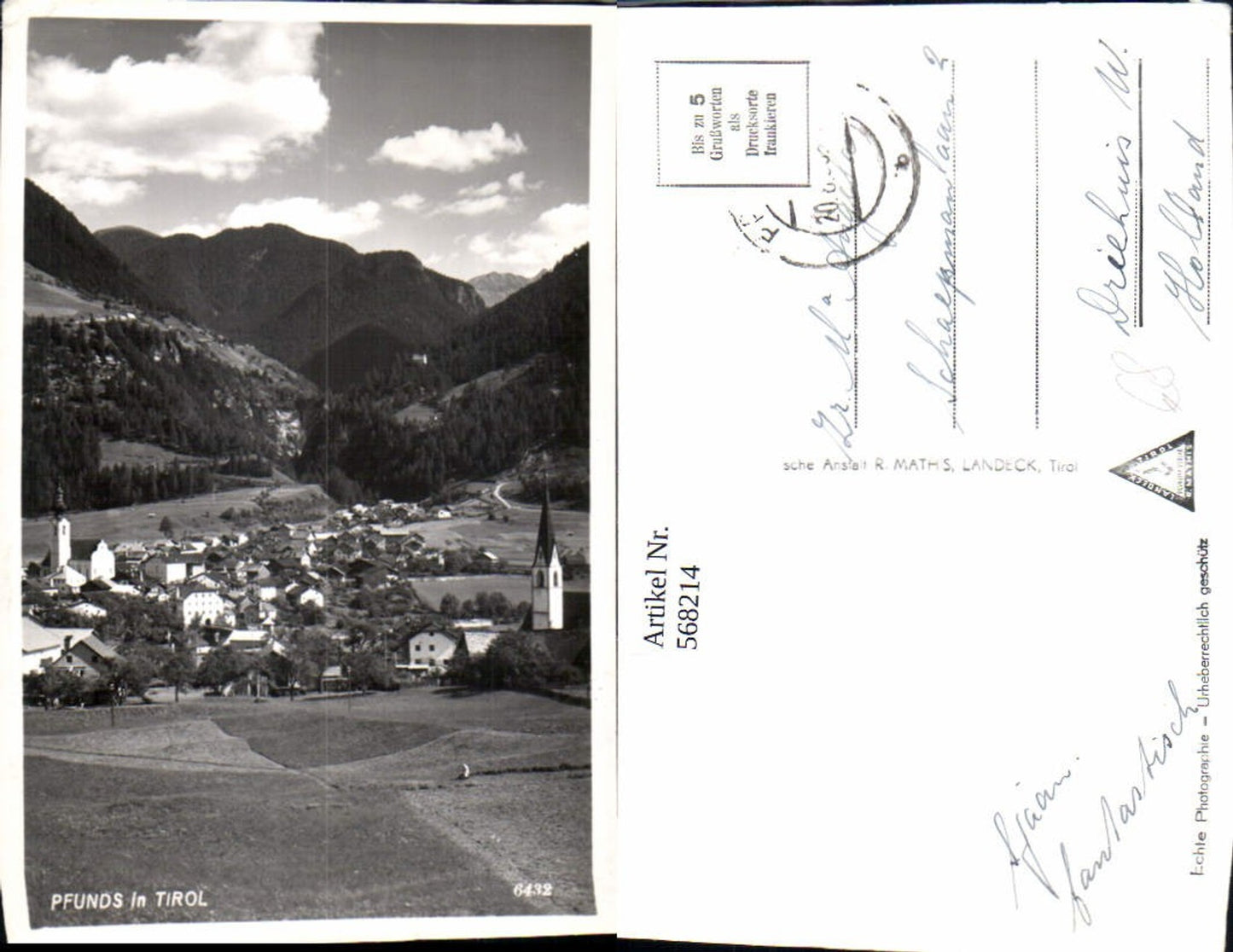 Alte Ansichtskarte – Old Postcard