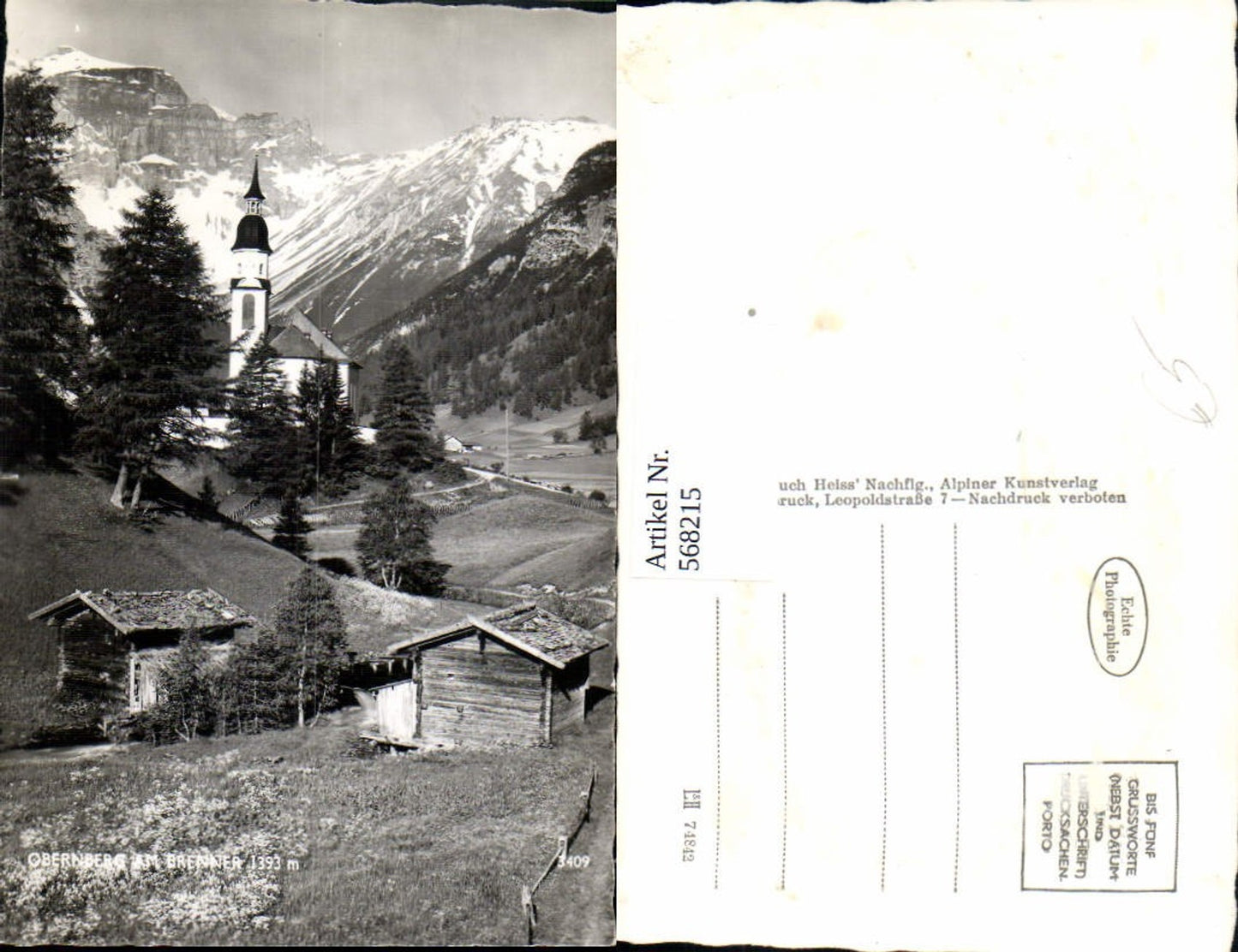 Alte Ansichtskarte – Old Postcard
