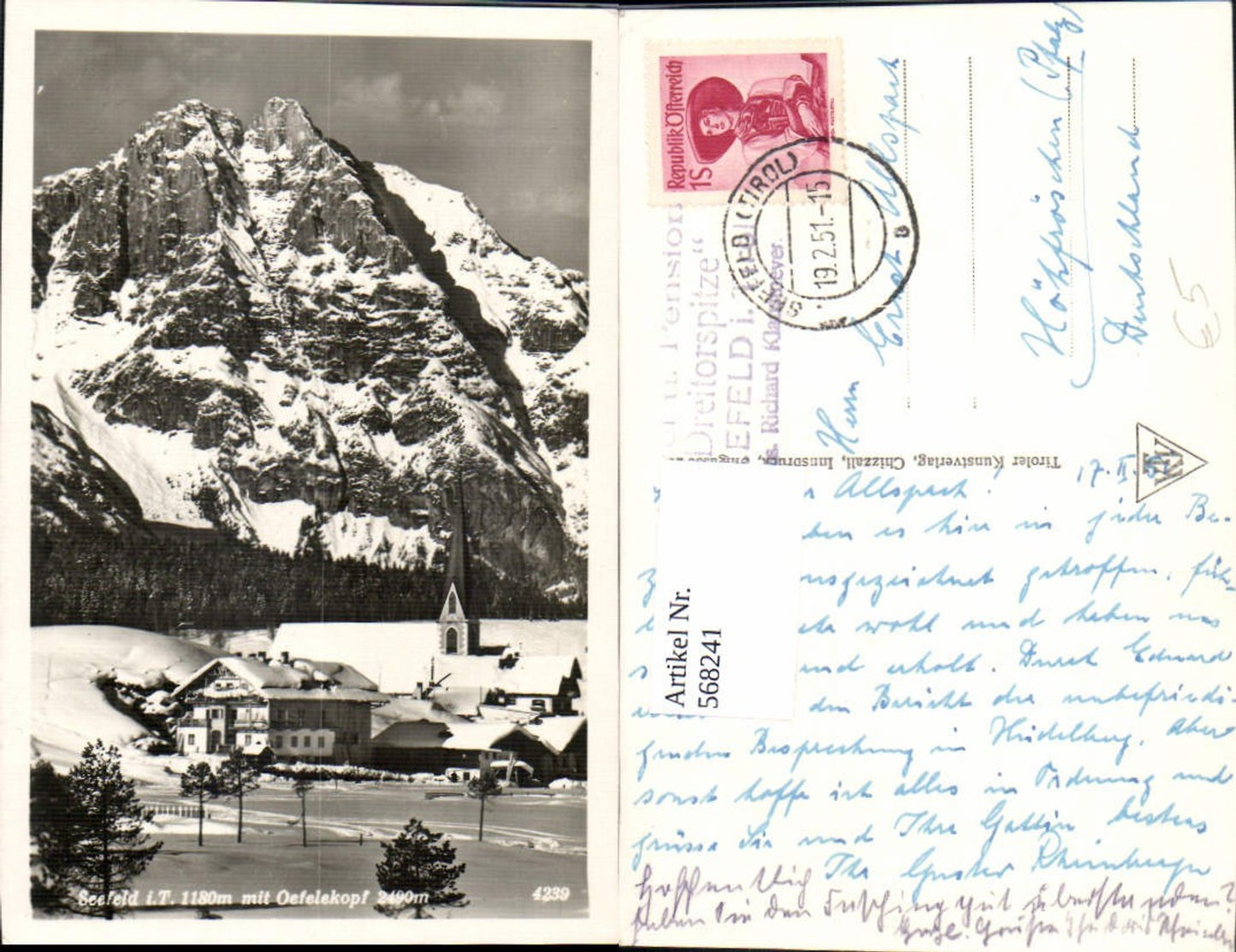 Alte Ansichtskarte – Old Postcard
