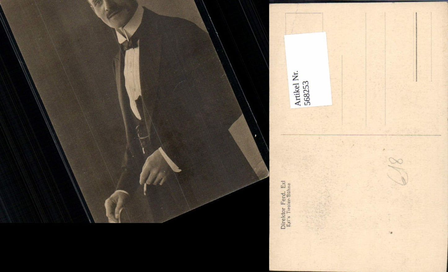 568253, Direktor Ferdinand Exl Tiroler Bühne Innsbruck