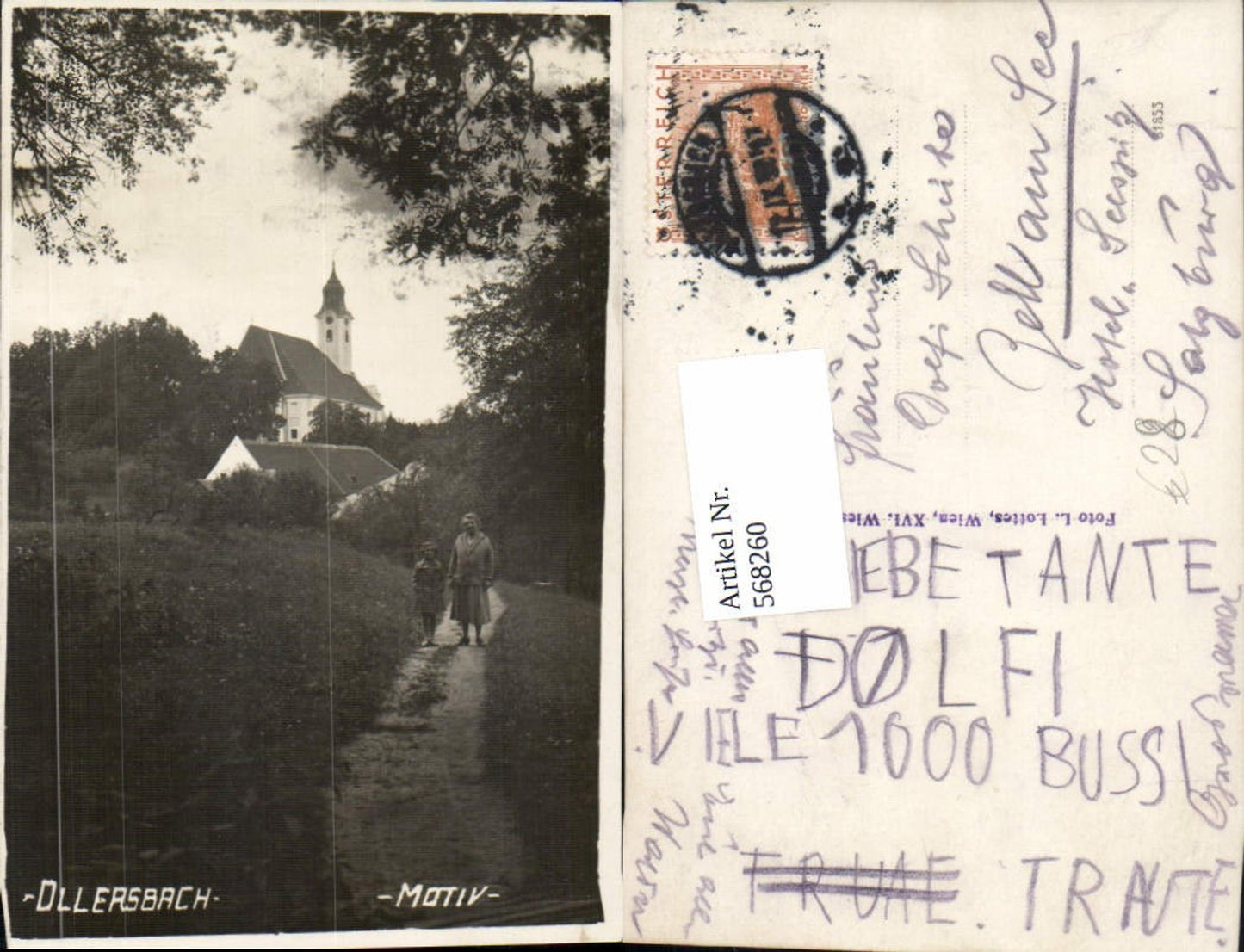 568260,Foto-AK Ollersbach an der Westbahn Neulengbach