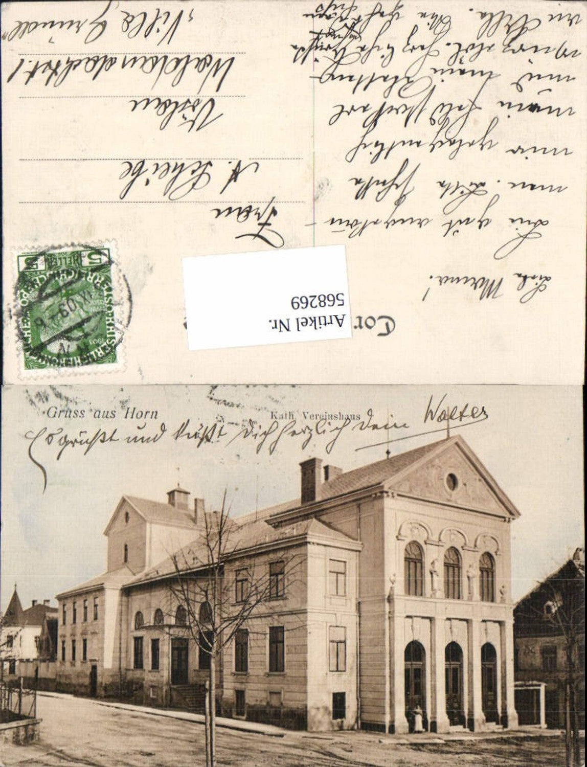 568269,tolle AK Horn Katholisches Vereinshaus