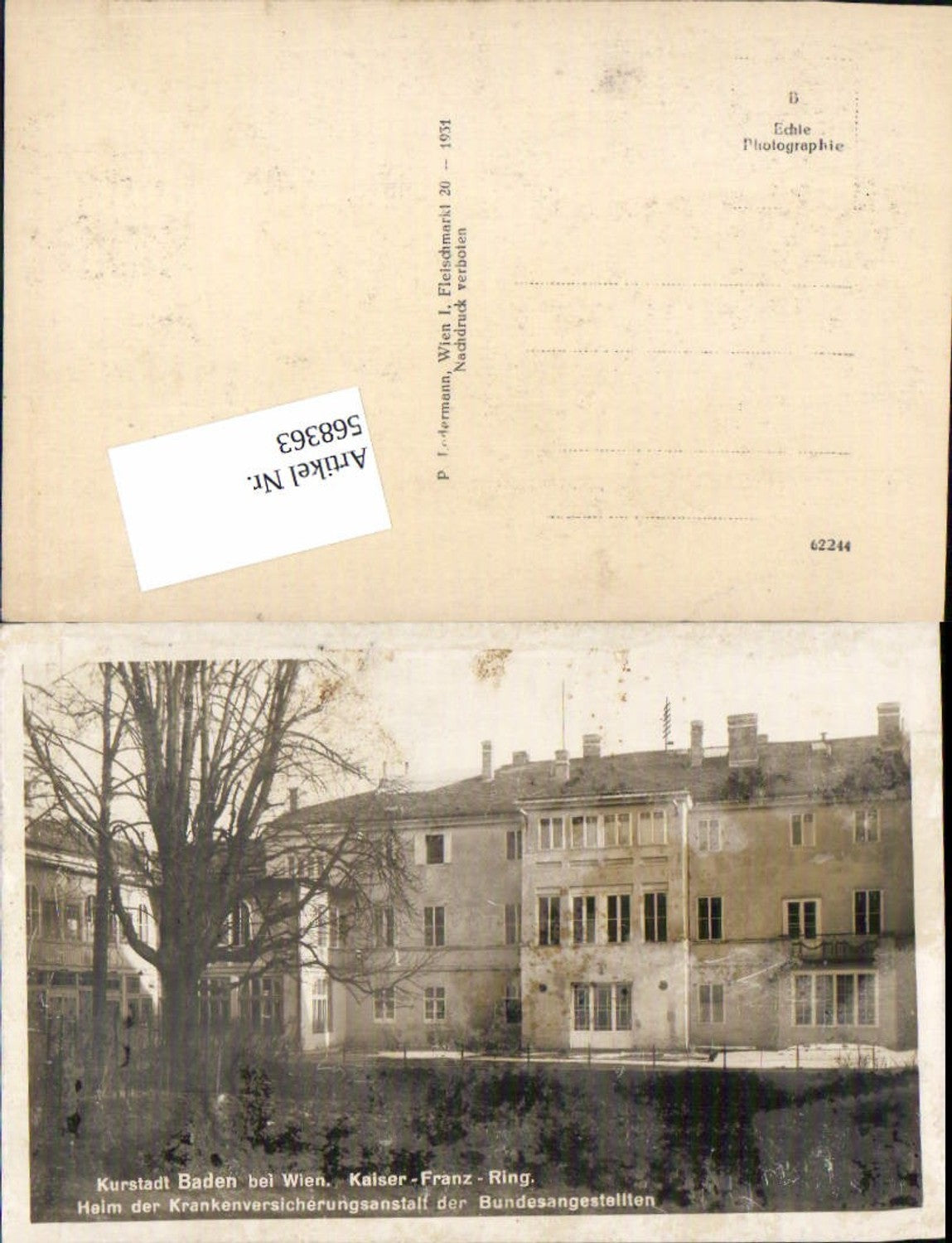 568363, Baden near Vienna, Kaiser Franz Ring