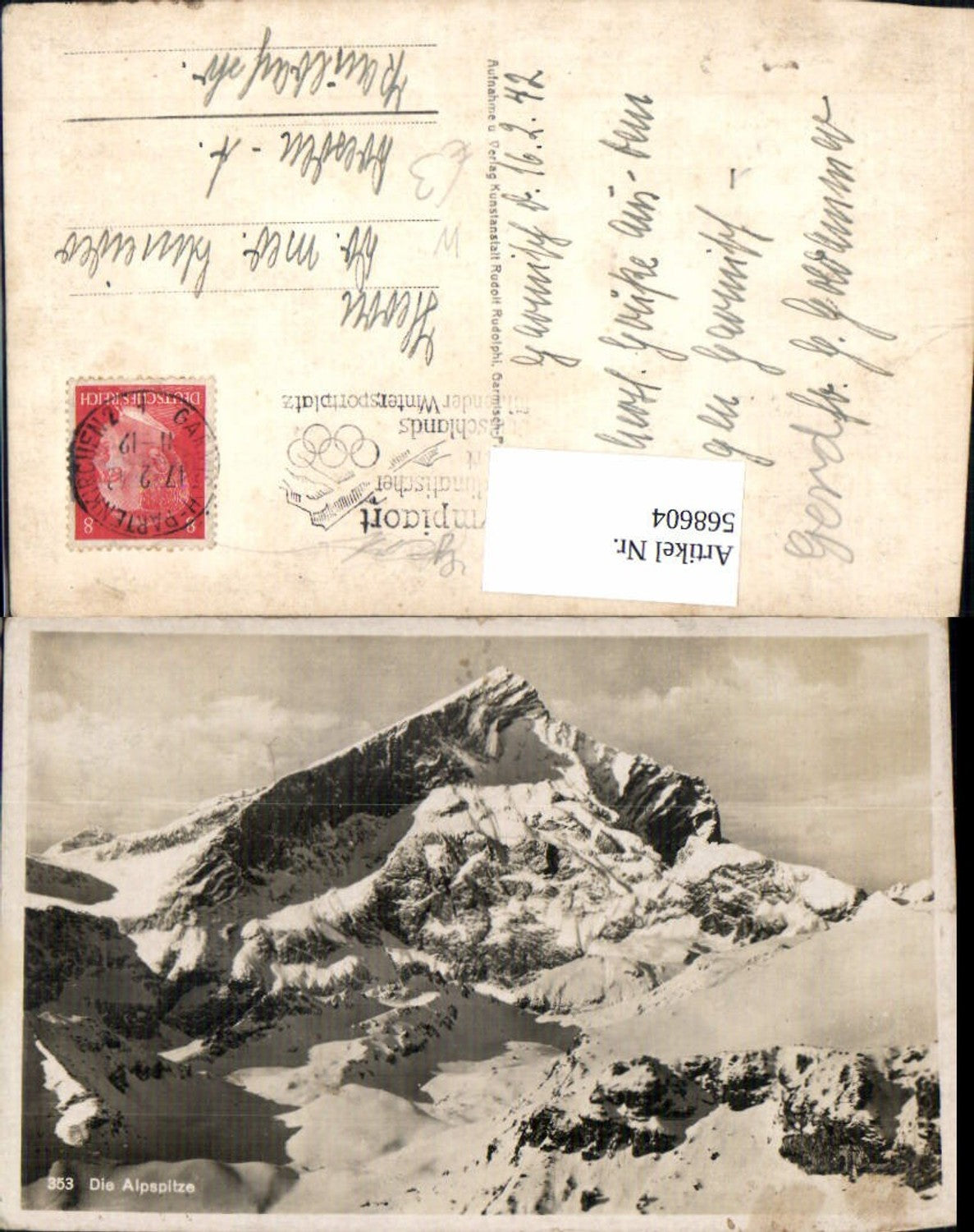568604, Alpspitze summit Garmisch-Partenkirchen
