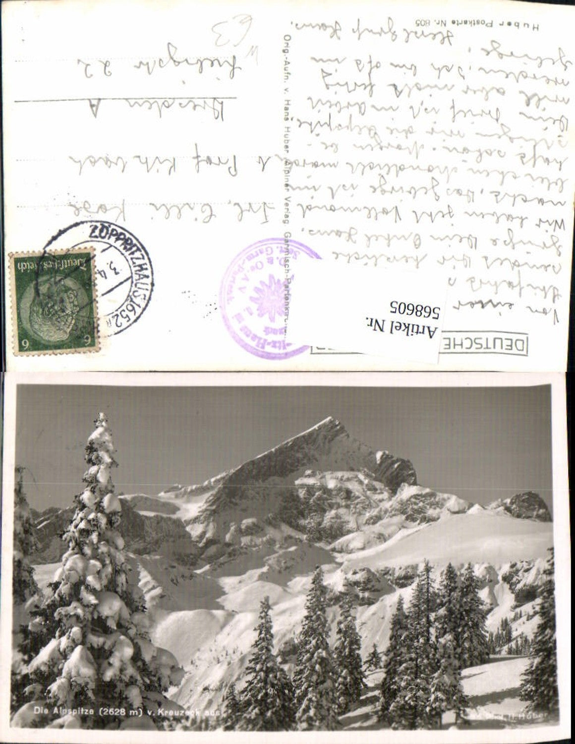 568605,Alpspitze v. Kreuzeck aus Garmisch-Partenkirchen