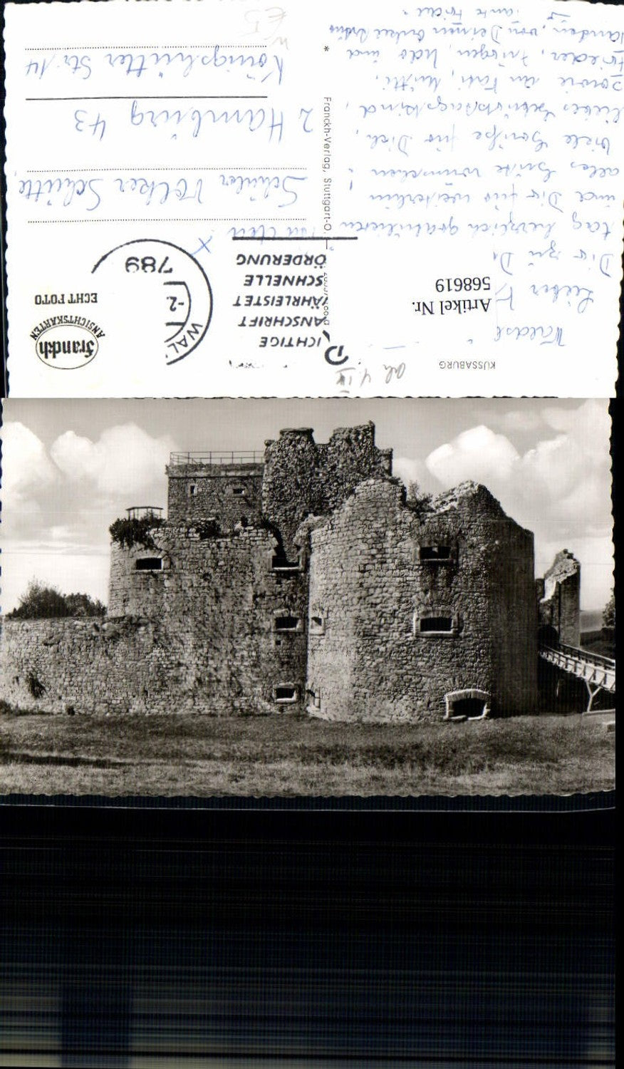 568619,Foto Ak Küssaburg Küssaberg Burg