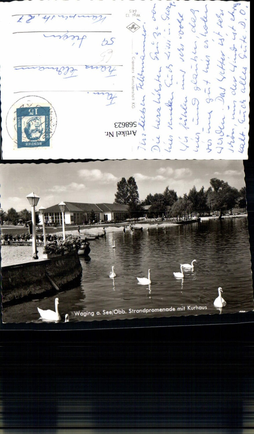 568623,Waging a. See Strandpromenade m. Kurhaus Schwan Schwäne