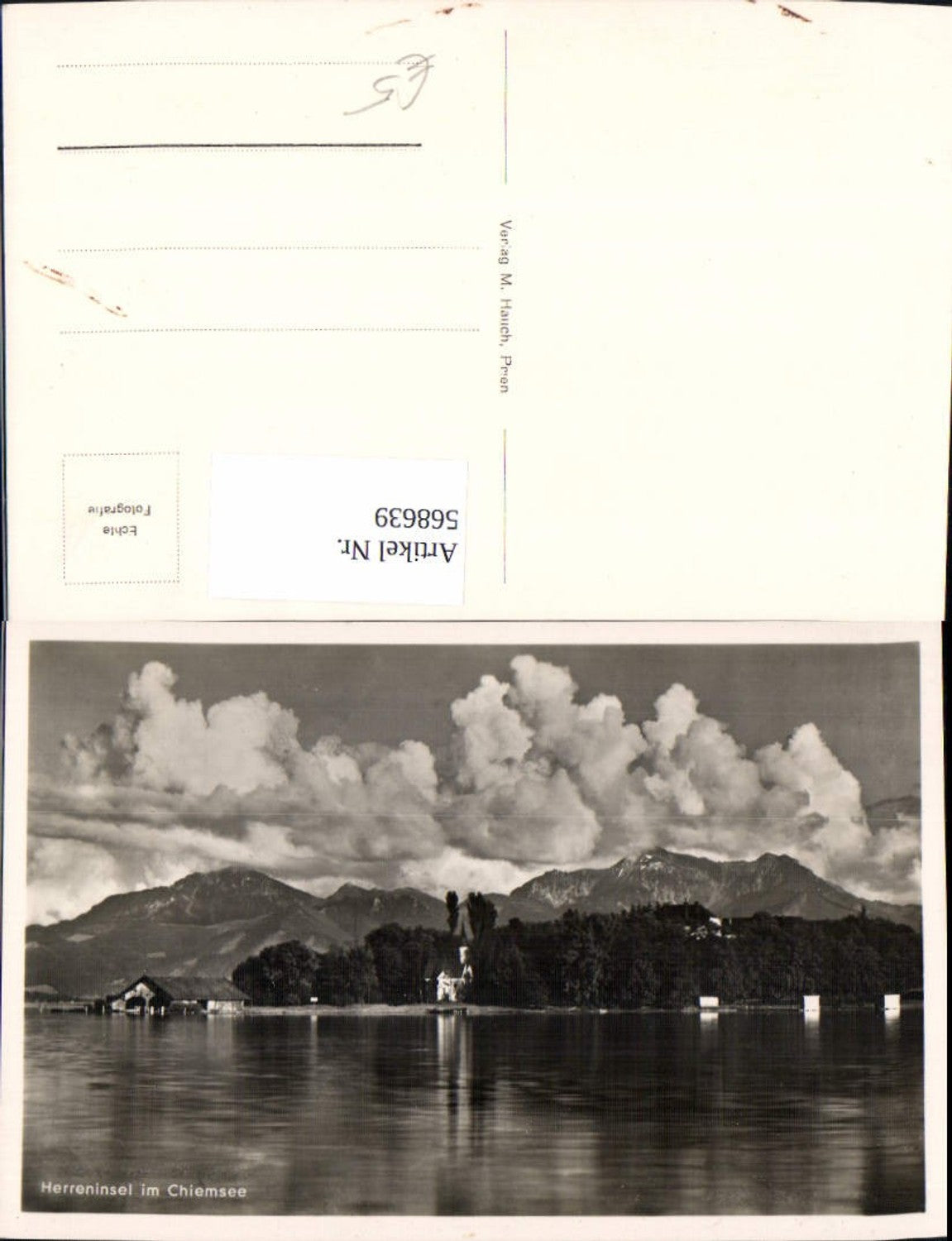 568639,Foto Ak Chiemsee Herreninsel i. Chiemsee Insel