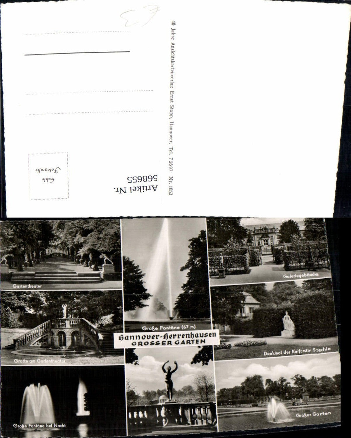 568655,Mehrbild Ak Hannover Herrenhausen Großer Garten Grotte Springbrunnen Denkmal