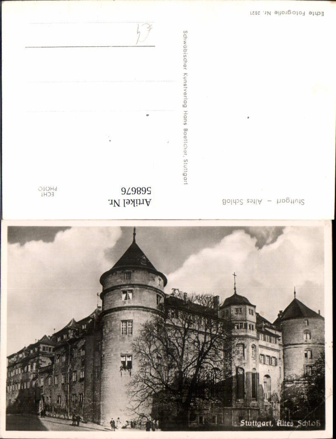 568676,Foto Ak Stuttgart Altes Schloß