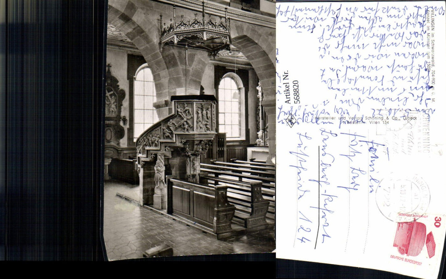 568820,Villingen-Schwenningen Villingen Schwarzwald Kanzel i. Münster