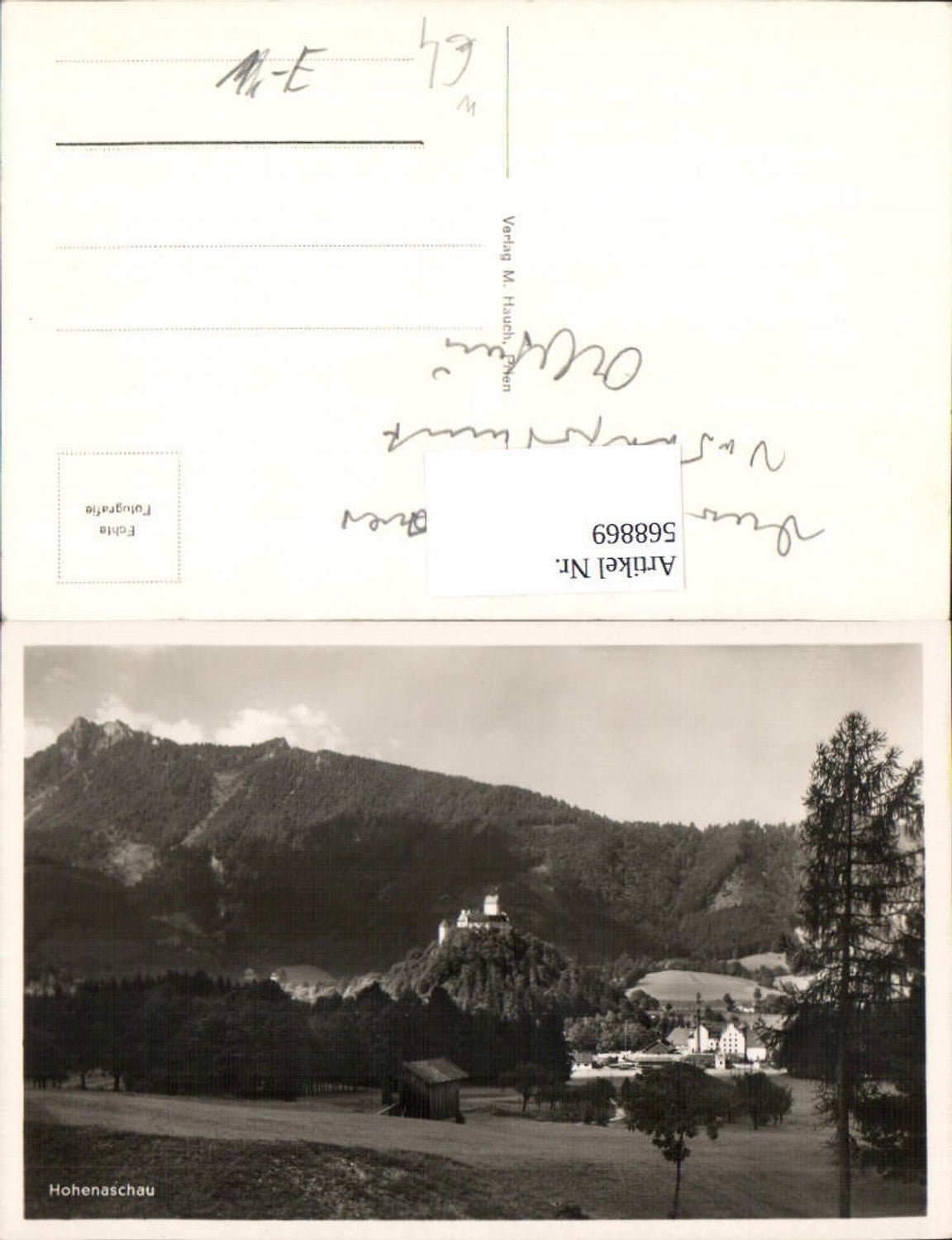 568869,Foto Ak Schloss Hohenaschau Aschau im Chiemgau