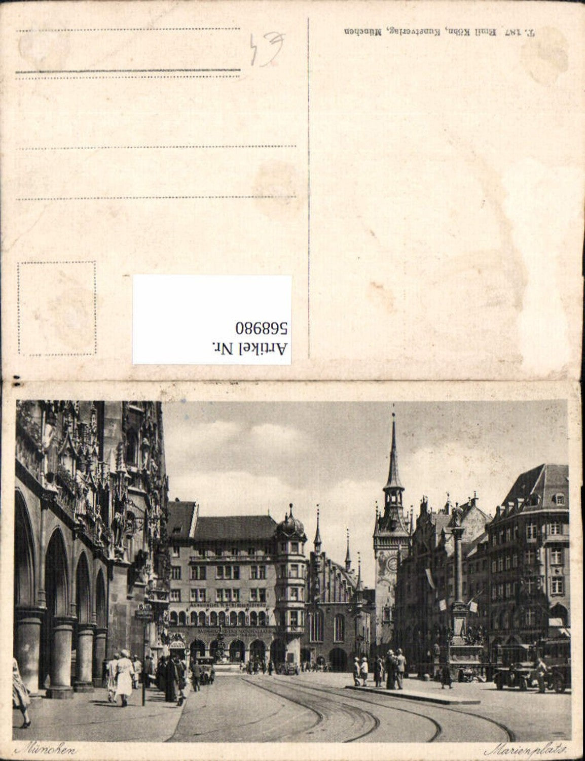 568980,München Marienplatz Automobile