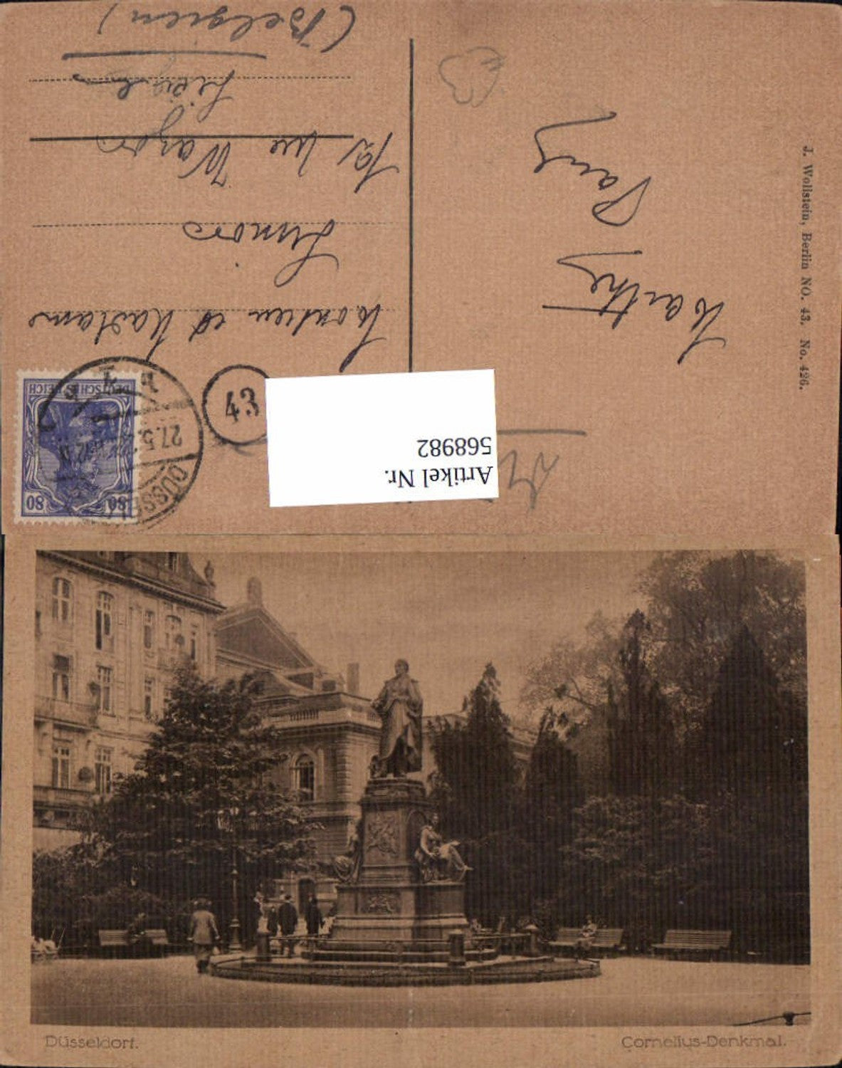 568982,Düsseldorf Cornelius Denkmal