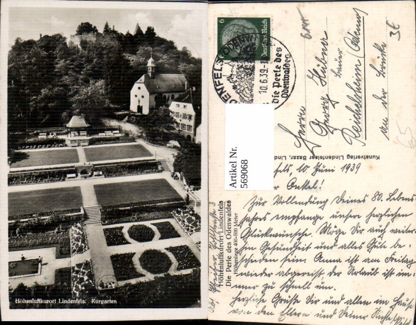 569068,Lindenfels Kurgarten Odenwald