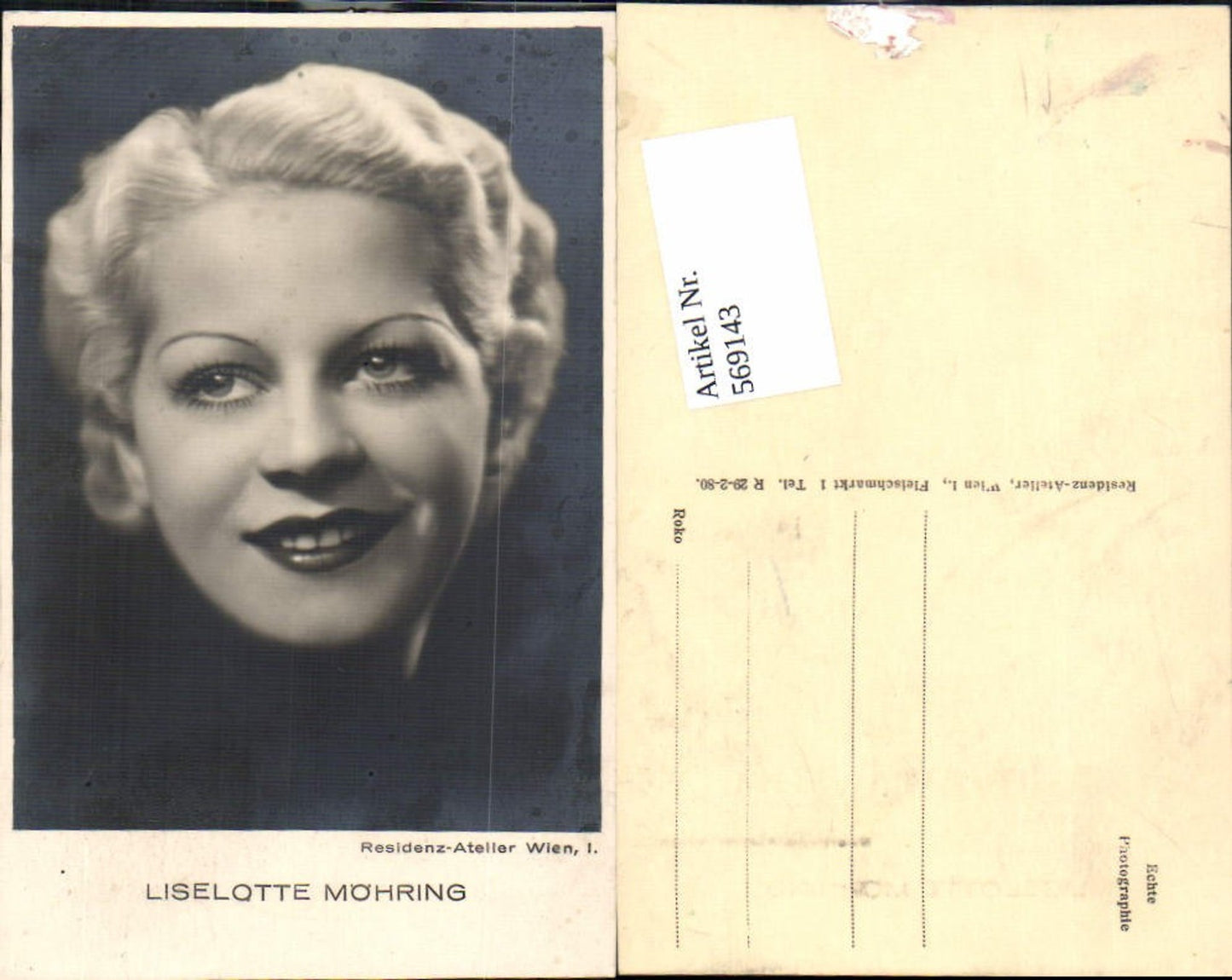 569143,Liselotte Möhring pub Residenz Atelier Wien