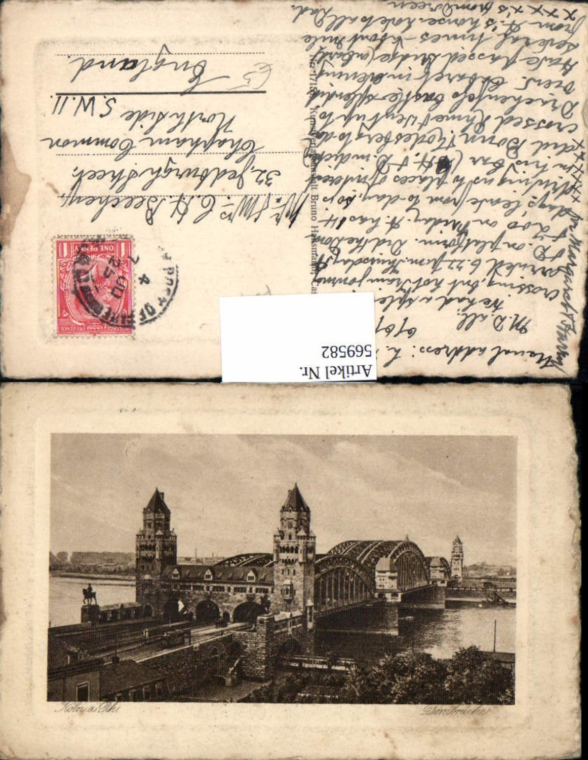 569582,Köln am Rhein Brücke