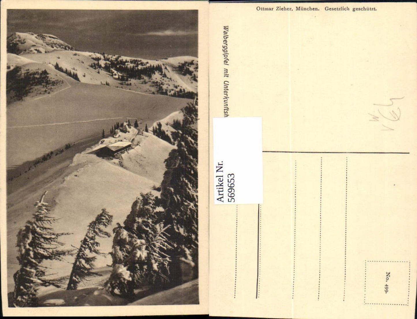 569653,Walberggipfel m. Unterkunftshaus Rottach-Egern pub Ottmar Zieher