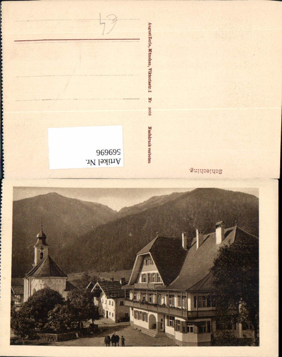 569696, Schleching View with church