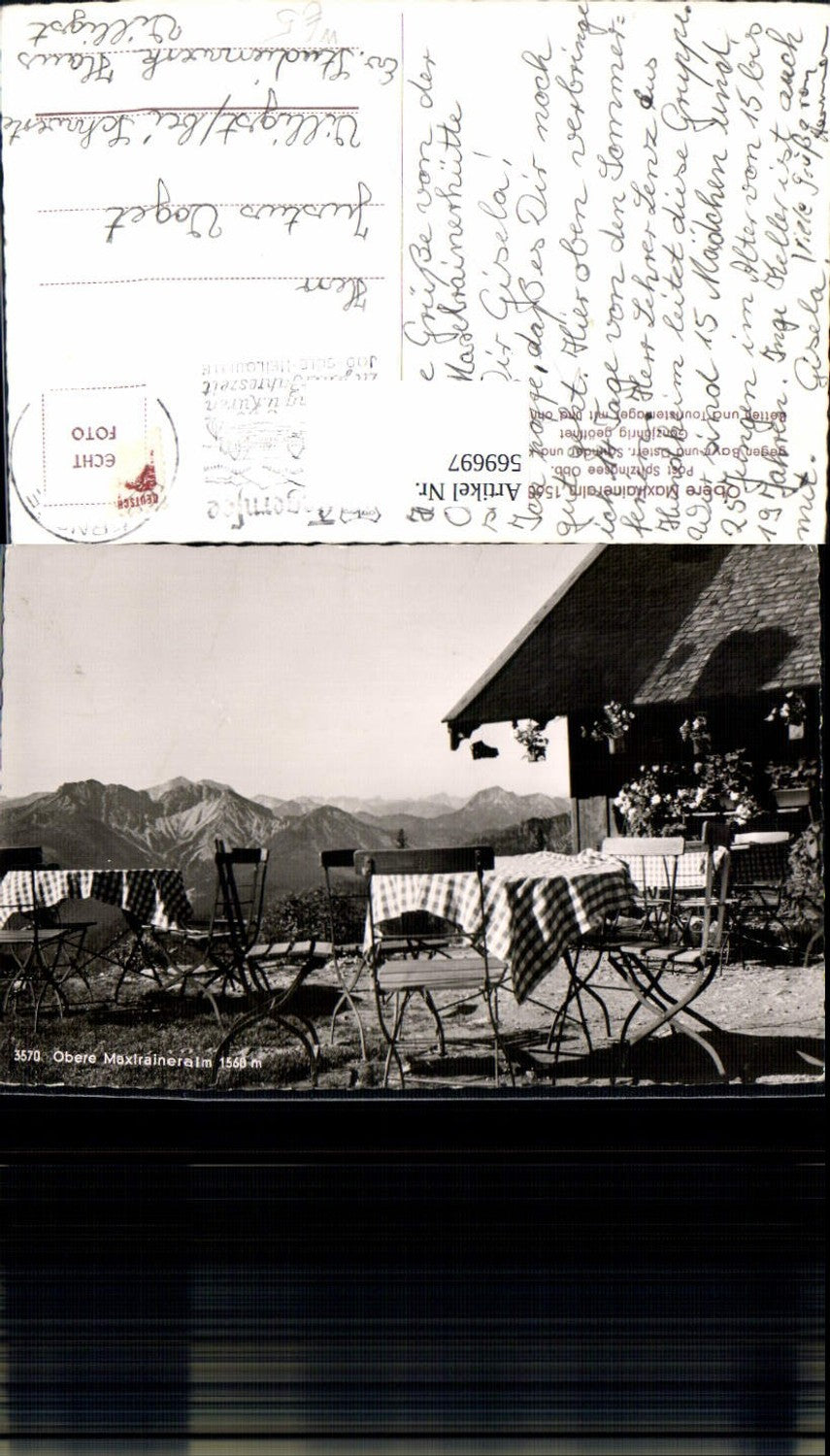569697,Foto Ak Schliersee Obere Maxlraineralm Spitzingsee