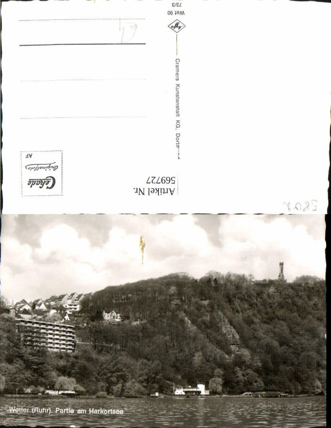 569727,Foto Ak Wetter Ruhr Partie am Harkortsee
