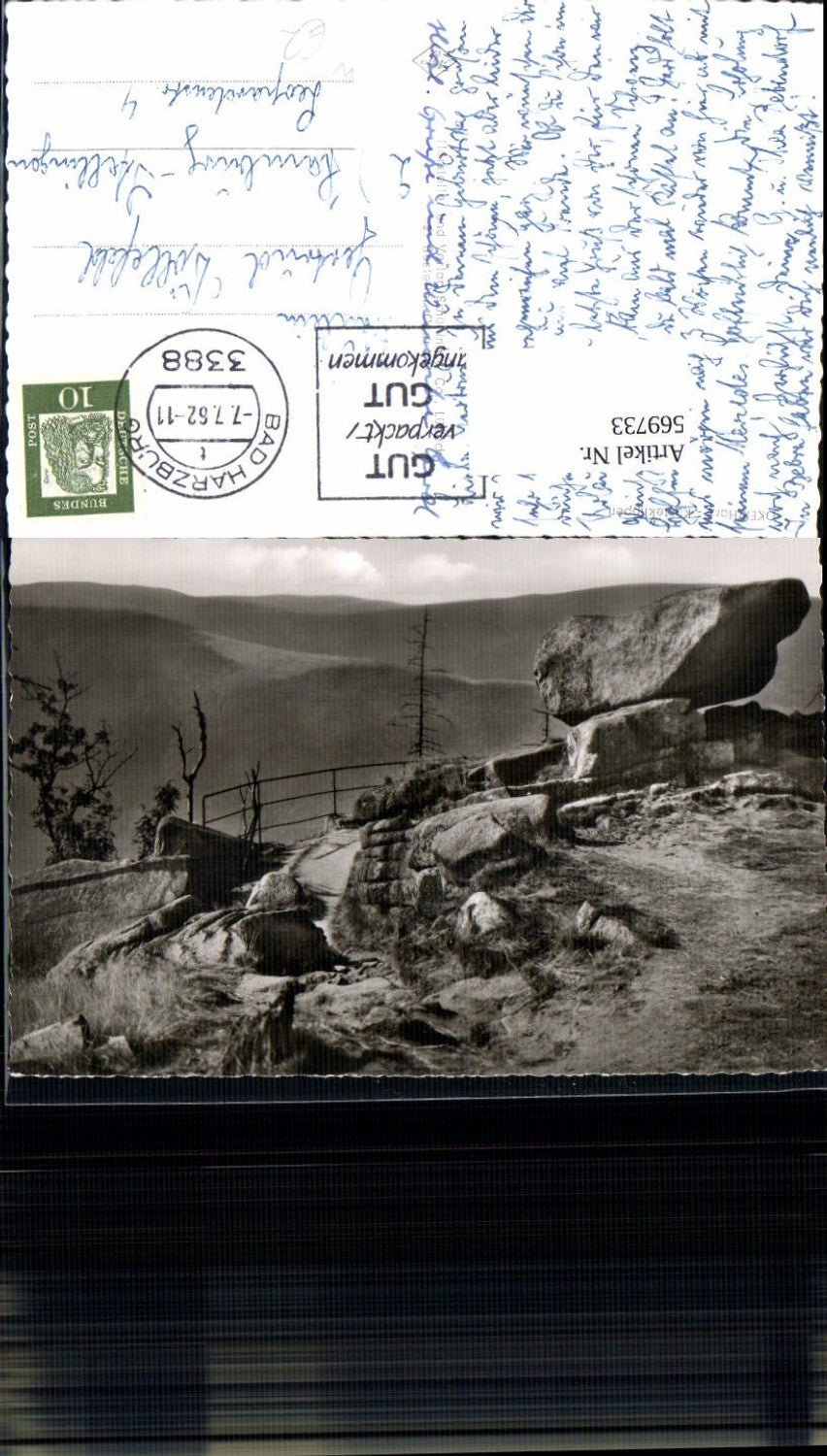 569733,Foto Ak Romkerhalle Oker i. Harz Kästeklippen b. Goslar