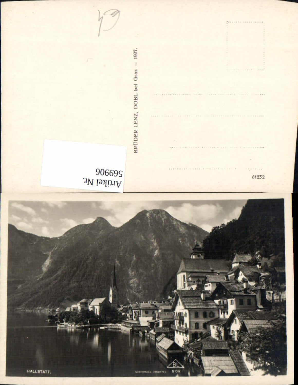 569906,Foto Ak Hallstatt Ufer