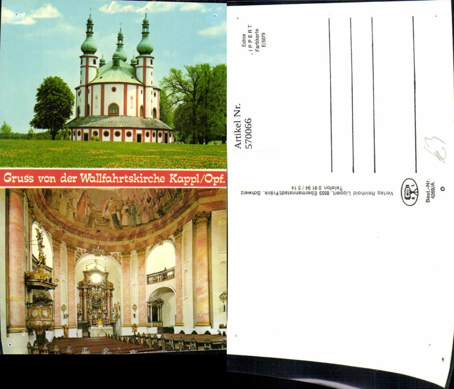 570066,Multi-image Ak Trinity Church Kappl Upper Palatinate Kohlwald Waldsassen
