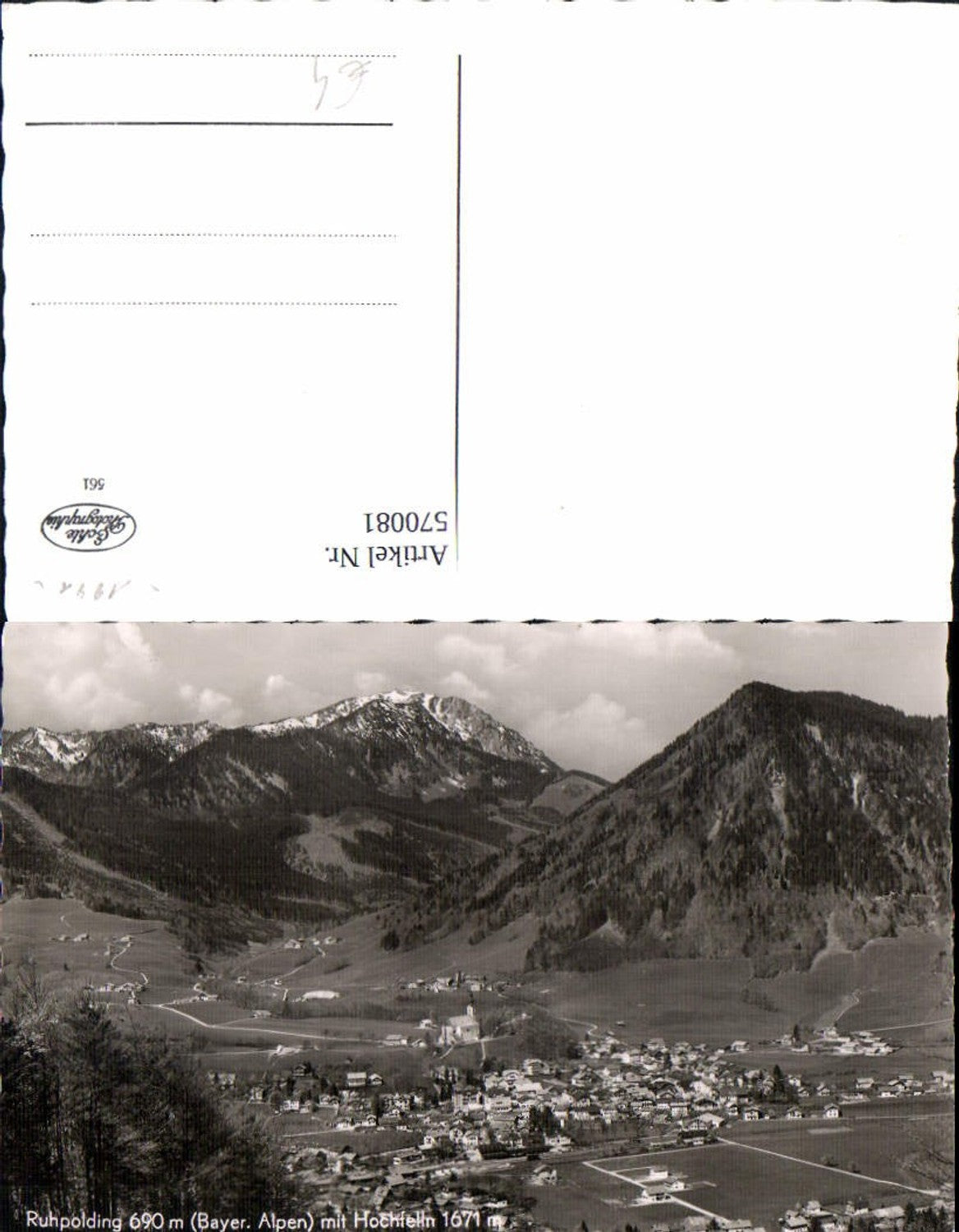 570081,Foto Ak Ruhpolding m. Hochfelln