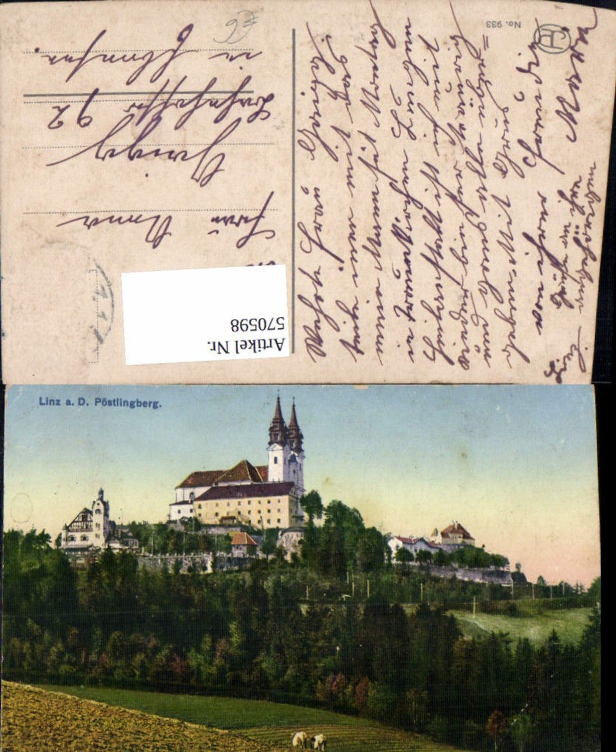 570598,Linz a. d. Donau Pöstlingberg Kirche