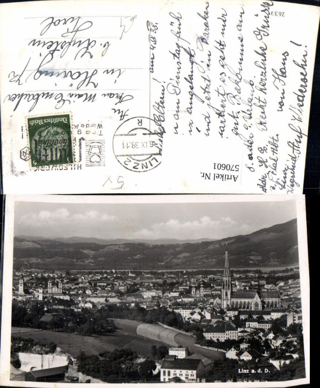 570601,Linz a. d. Donau Ansicht