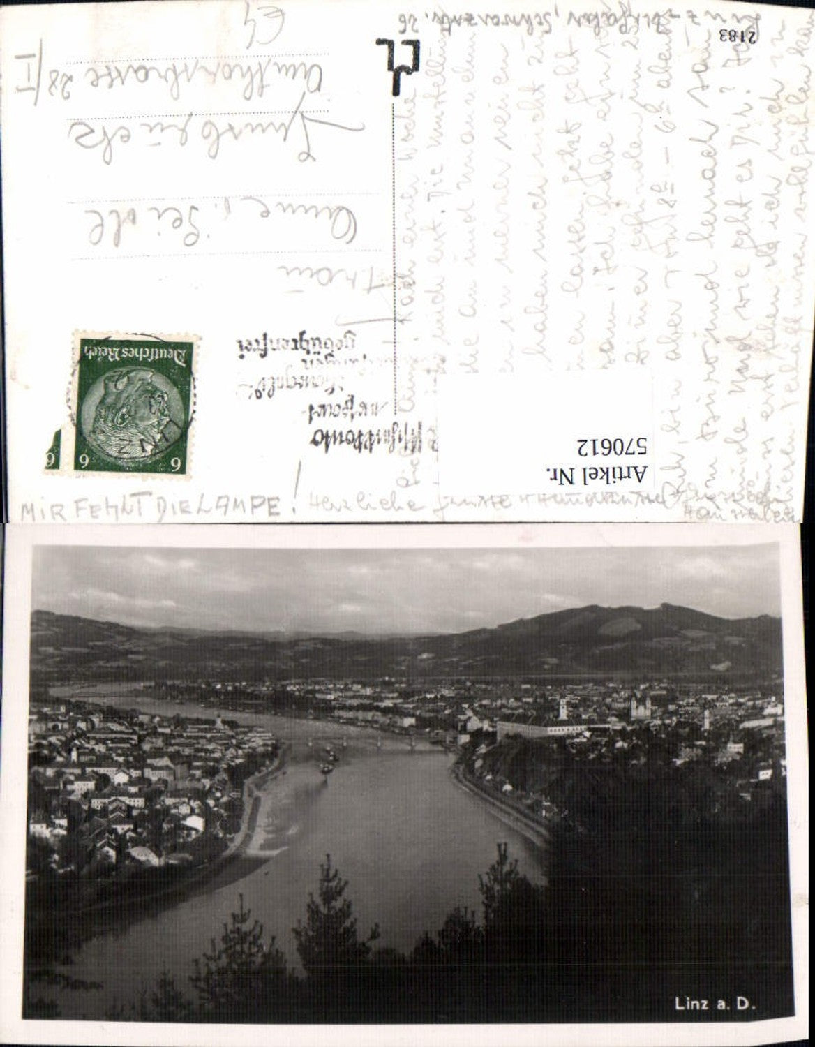 570612,Linz a. d. Donau Ansicht