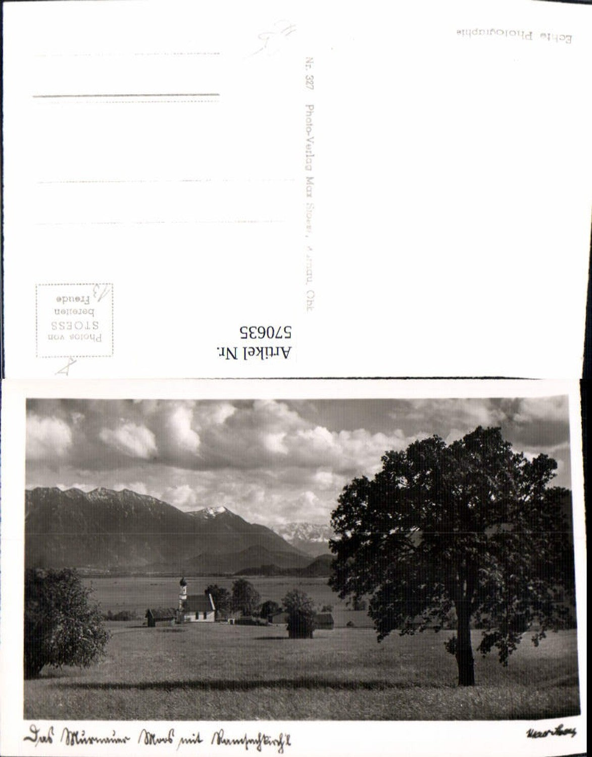 570635,Foto Ak Murnau am Staffelsee Murnauer Moos Ramsachkircherl