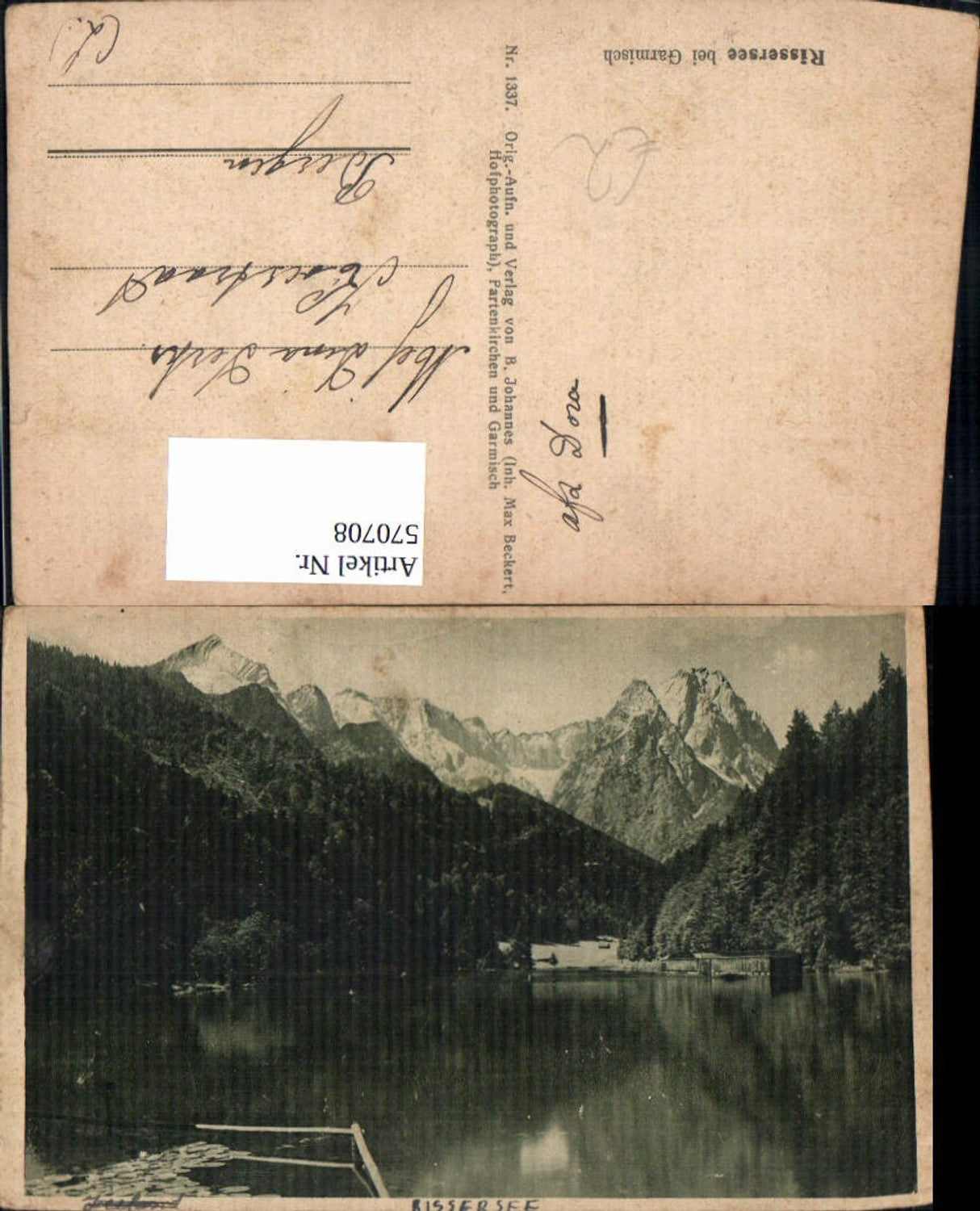 570708,Rießersee Riessersee b. Garmisch-Partenkirchen