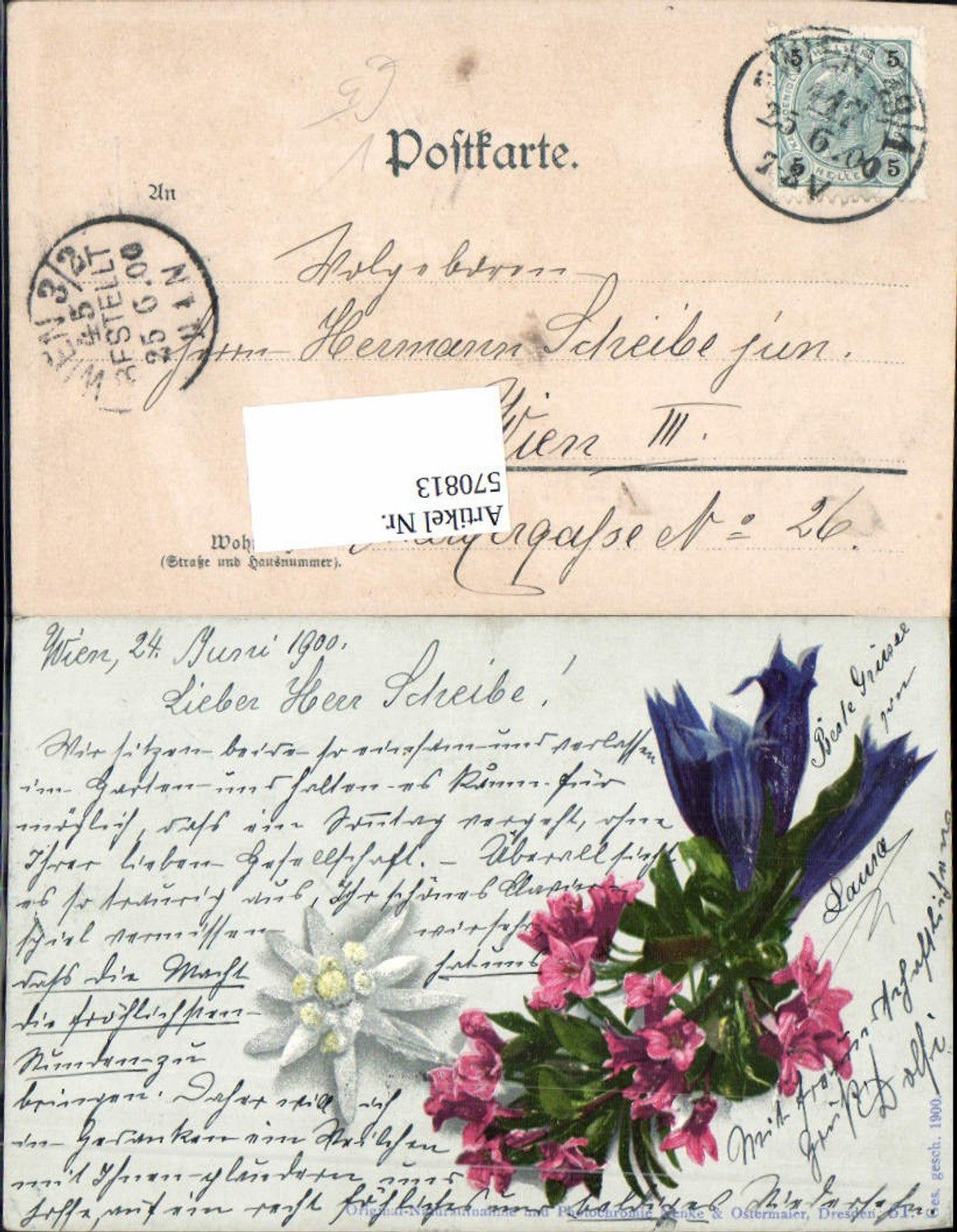 570813,Künstler AK Photochromie Nenke & Ostermaier Nr. 61