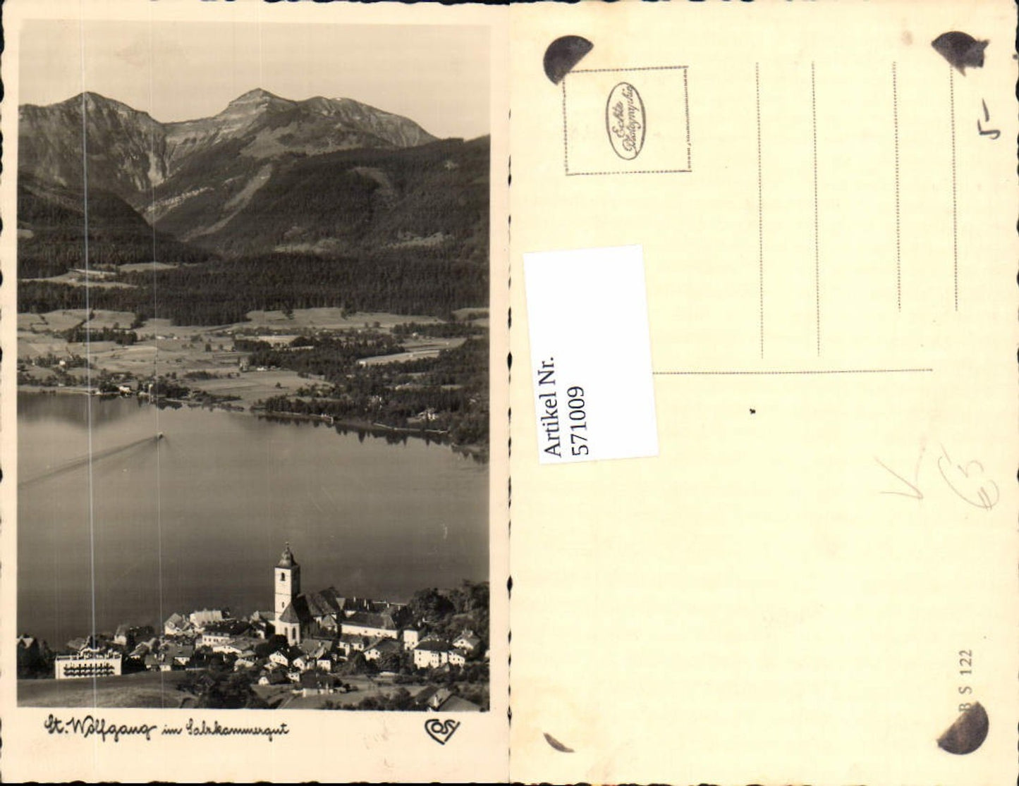 571009,Foto Ak St. Wolfgang im Salzkammergut pub Cosy BS 122