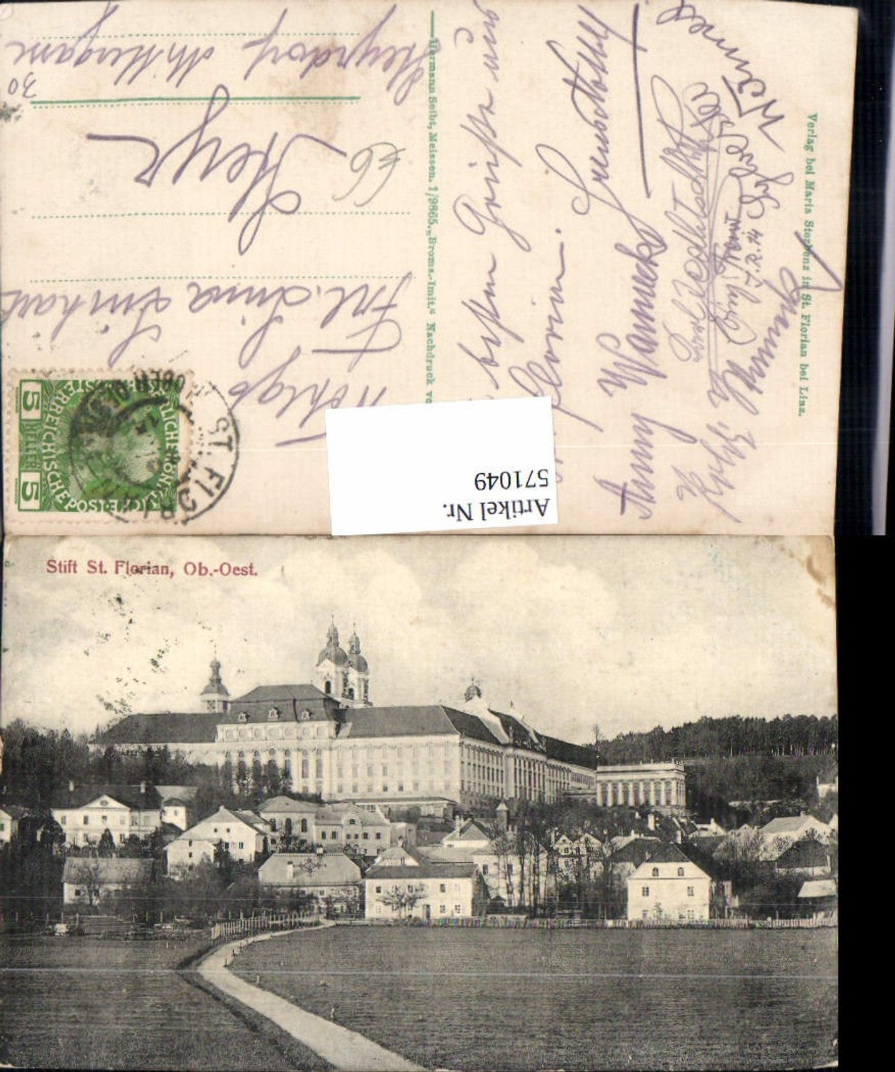 571049,St Florian Stift Ansicht